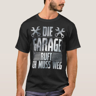 De Garage roept op tot een auto-werkplaats Mecha T-shirt