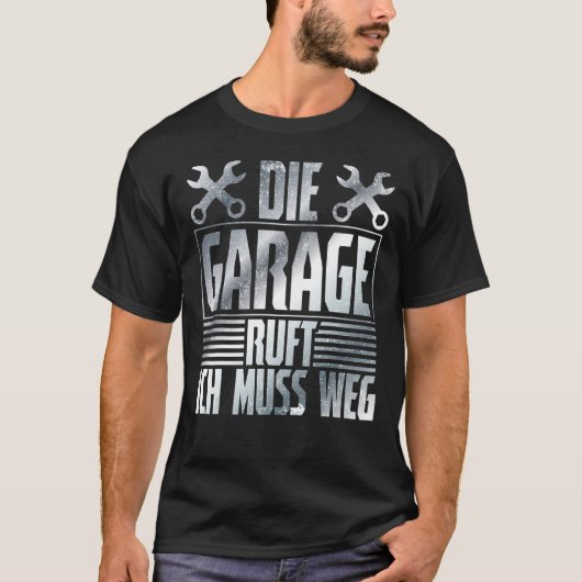 De Garage roept op tot een auto-werkplaats Mecha T-shirt (Voorkant)