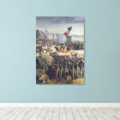 De Garde Nationale de Paris Canvas Afdruk (Insitu (Houten vloer))
