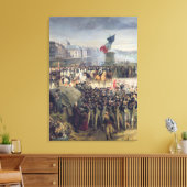 De Garde Nationale de Paris Canvas Afdruk (Insitu (Woonkamer))