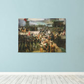 De Garde Nationale de Paris Canvas Afdruk (Insitu (Houten vloer))