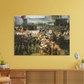 De Garde Nationale de Paris Canvas Afdruk (Insitu (Woonkamer))