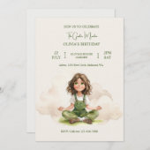 De Garden Maiden verjaardagsuitnodiging Kaart (Voorkant / Achterkant)