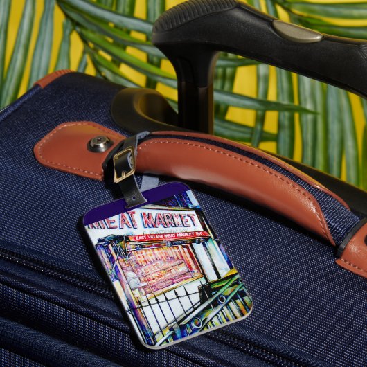 De Garden of Wisdom in East Village Bagagelabel (Voorkant Insitu 1)