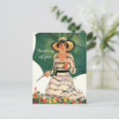 De Gardener Floral die je denkt Briefkaart (Staand voorkant)