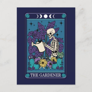 De Gardener Funny Tarot Garden Briefkaart