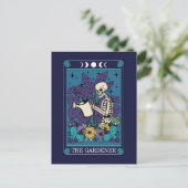 De Gardener Funny Tarot Garden Briefkaart (Staand voorkant)