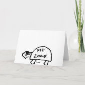 De gardenia & de Trompet worden goed Kaart (Achterkant)