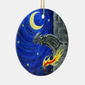 De Gargoyle-boomversiering Keramisch Ornament (Rechts)