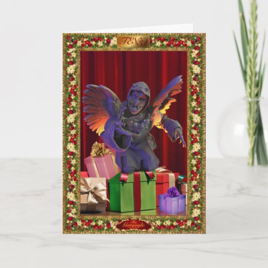 De Gargoyle-levenskunst van de TEN31-serie Feestdagen Kaart (Voorkant)
