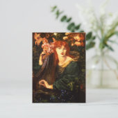 De Garlandvrouw van Dante Gabriel Rossetti Briefkaart (Staand voorkant)