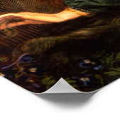 De Garlandvrouw van Dante Gabriel Rossetti Poster (Hoek)