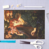 De Garlandvrouw van Dante Gabriel Rossetti Tissuepapier (Craft)