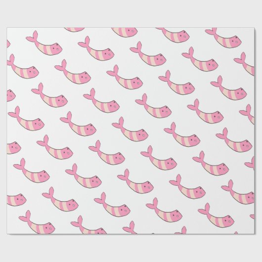 De garnaal cadeaupapier (Vlak)