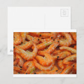 De Garnalen van garnalen Briefkaart (Voorkant / Achterkant)