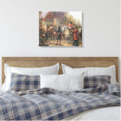 De garnizoen van het dorp hadden eindelijk Surrend Canvas Afdruk (Insitu (Slaapkamer))