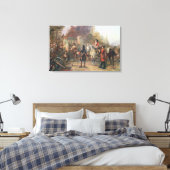 De garnizoen van het dorp hadden eindelijk Surrend Canvas Afdruk (Insitu (Slaapkamer))