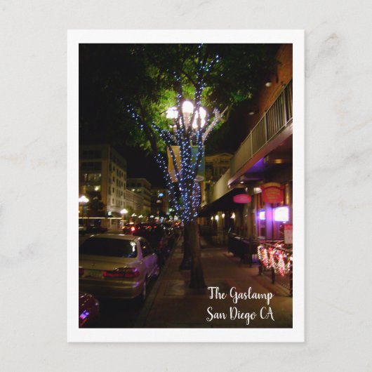 De Gaslamp Quarters Briefkaart (Voorkant)