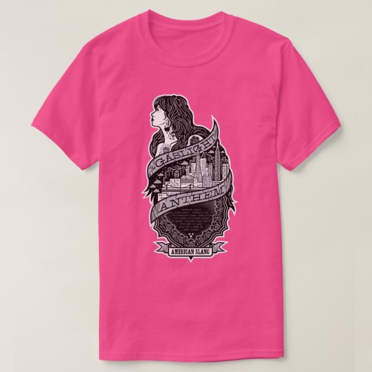 De Gaslight Anthem American Slang T-shirt (Design voorkant)