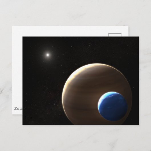 De gasreus planeet Kepler-1625b Briefkaart (Voorkant / Achterkant)