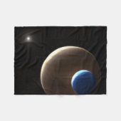 De gasreus planeet Kepler-1625b Fleece Deken (Voorkant (Horizontaal))