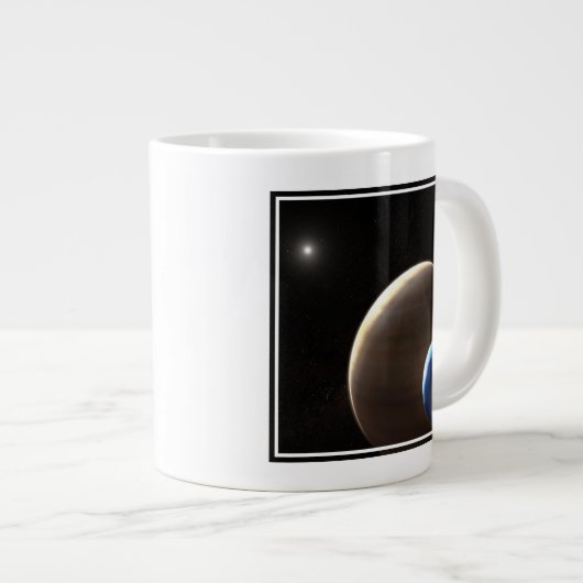 De gasreus planeet Kepler-1625b Grote Koffiekop (Voorkant rechts)