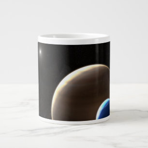 De gasreus planeet Kepler-1625b Grote Koffiekop