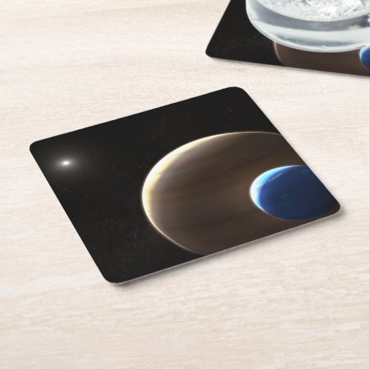 De gasreus planeet Kepler-1625b Kartonnen Onderzetters (Schuin)