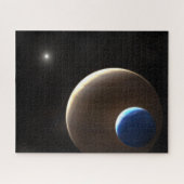 De gasreus planeet Kepler-1625b Legpuzzel (Horizontaal)