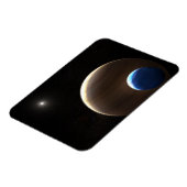 De gasreus planeet Kepler-1625b Magneet (Linkerzijde)