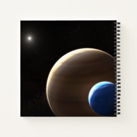 De gasreus planeet Kepler-1625b Notitieboek (Achterkant)