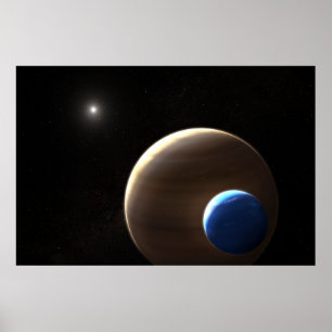 De gasreus planeet Kepler-1625b Poster