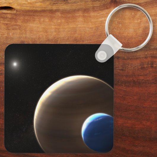 De gasreus planeet Kepler-1625b Sleutelhanger (Achterkant)