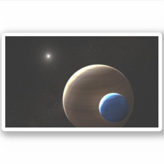 De gasreus planeet Kepler-1625b Sticker (Voorkant)