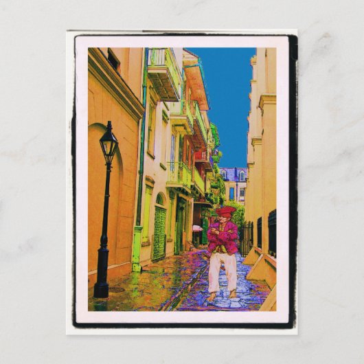 De gastheer in de vallei van Pirates Briefkaart (Voorkant)