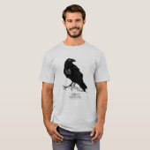 De gastheer in mijn machine "Raven" T-shirt (Voorkant volledig)