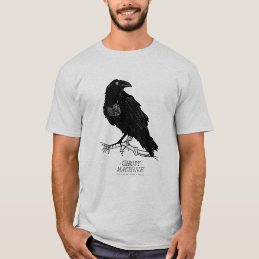 De gastheer in mijn machine "Raven" T-shirt (Voorkant)
