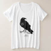 De gastheer in mijn machine "Raven" T-shirt - plus (Design voorkant)