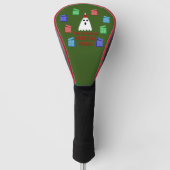 De gastheer van Kerstmis presenteert grappig Golfheadcover (Voorkant)
