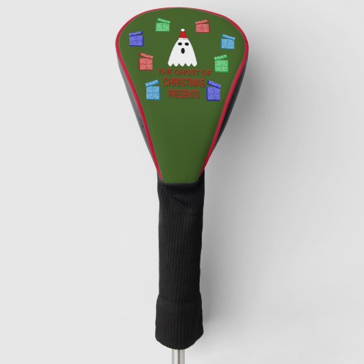 De gastheer van Kerstmis presenteert grappig Golfheadcover (Voorkant)