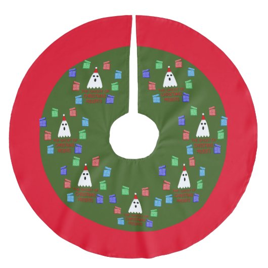 De gastheer van Kerstmis presenteert grappig Kerstboom Rok (Voorkant)