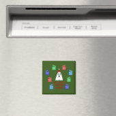 De gastheer van Kerstmis presenteert grappig Magneet (Insitu (Vaatwasser))
