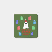 De gastheer van Kerstmis presenteert grappig Post-it® Notes (Voorkant)