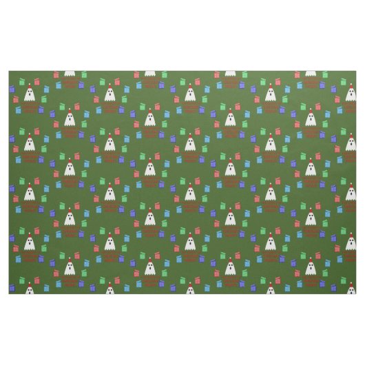 De gastheer van Kerstmis presenteert grappig Stof (Fat Quarter)