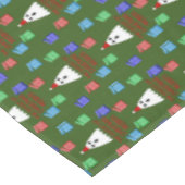 De gastheer van Kerstmis presenteert grappig Tafelkleed (Gekanteld)