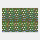 De gastheer van Kerstmis stelt grappige Douane voo Inpakpapier Vel (Voorkant 3)