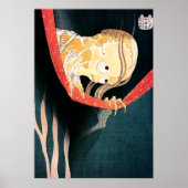 De gastheer van Kohada Koheiji, Hokusai Poster (Voorkant)