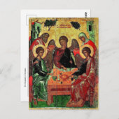 De gastvrijheid van Abraham Orthodox Christelijk I Briefkaart (Voorkant / Achterkant)