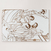 De gastvrijheid van Sint-Julianus de Gastvrijheide Legpuzzel (Horizontaal)