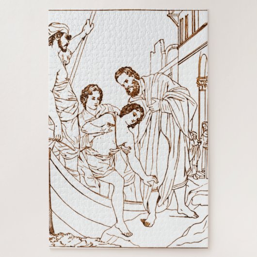 De gastvrijheid van Sint-Julianus de Gastvrijheide Legpuzzel (Verticaal)